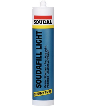 Füllspachtel SOUDAFILL LIGHT weiß DIN 4102,Teil 4:B2 310 ml Kartusche SOUDAL