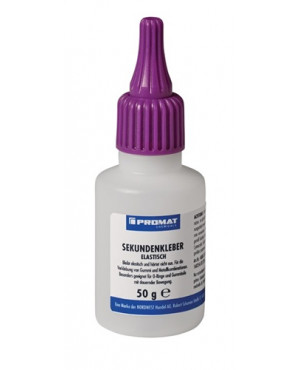Sekundenkleber elastisch 50g farblos Flasche PROMAT CHEMICALS