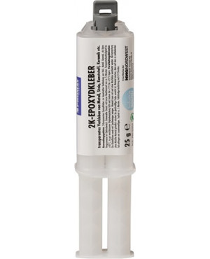 2K-Epoxidklebstoff 25g farblos Doppelspritze PROMAT CHEMICALS