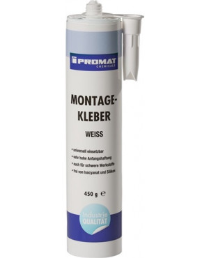 Montagekleber Profi weiß 450g Kartusche PROMAT CHEMICALS