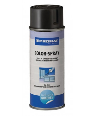 Colorspray tiefschwarz seidenmatt RAL 9005 400 ml Spraydose PROMAT CHEMICALS