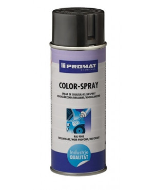 Colorspray tiefschwarz hochglänzend RAL 9005 400 ml Spraydose PROMAT CHEMICALS