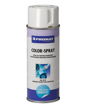 Colorspray reinweiß hochglänzend RAL 9010 400 ml Spraydose PROMAT CHEMICALS