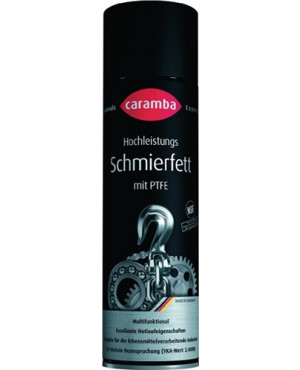 Hochl.Schmierfett m.PTFE hellbraun NSF H2 500 ml Spraydose CARAMBA