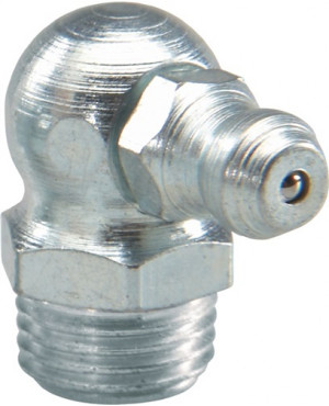 Kegelschmiernip. H3 DIN71412 6mm (R 1/4Zoll,1/4ZollBSP) Form C SW 14mm 6-kant BT