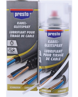 Kabel-Gleitspray transp.400 ml Dose PRESTO