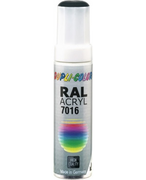 Lackstift grau glänzend RAL 7016 12 ml Stift DUPLI-COLOR