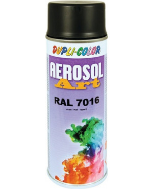 Buntlackspray AEROSOL Art grau ma RAL 7016 400 ml Spraydose DUPLI-COLOR