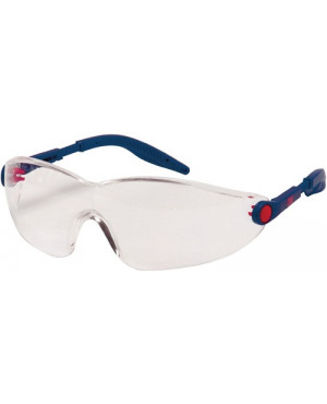 Schutzbrille 2740 EN 166 Bügel blau,Scheiben klar PC 3M