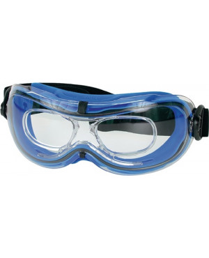 Vollsichtschutzbrille Daytona EN 166-BT Rahmen blau,Scheibe klar PC