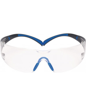 Schutzbrille SecureFit-SF400 EN 166-1FT Bügel graublau,Scheiben klar PC 3M