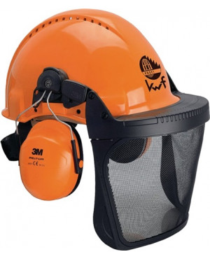 Waldarbeiterkombination G3000M orange UV-stabilisiertes Material EN 397 EN 352-3