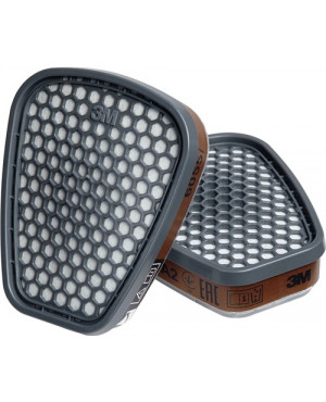 Gasfilter 6055i EN 14387:2004+A1:2008 A2 f.4000370675,-680,-690,-691 2St./VE 3M