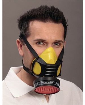 Atemschutzhalbmaske Polimask GAMMA/Silikone EN 140 o.Filter,Silik.EKASTU