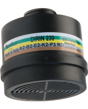 Mehrbereichskombifilter DIRIN 230 EN 14387 A2 B2 E2 K2-P3R D EKASTU