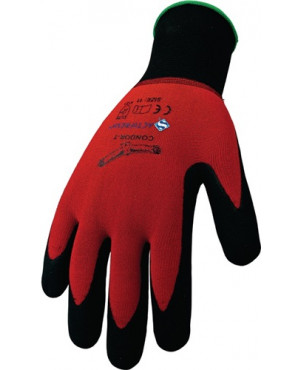 Handschuhe Condor Gr.8 rot Nylon/EL m.Nitrilmikroschaum EN 388 Kat.II