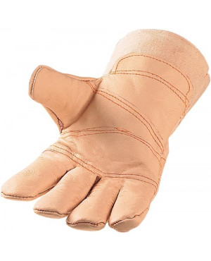 Handschuhe Gr.10,5 naturfarben Möbelleder Kat.I