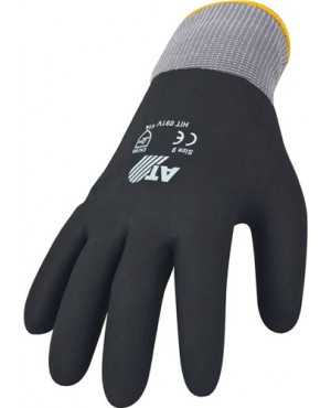 Handschuhe Hit Flex V Gr.10 schwarz 3 Faden-Trägergewebe EN 388 Kat.II