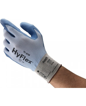 Schnittschutzhandschuhe HyFlex 11-518 Gr.8 blau Kevlar EN388 Kat.II 12PA ANSELL