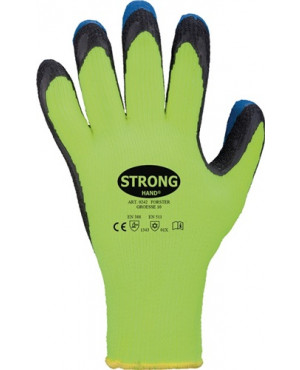 Handschuhe Forster Gr.11 neon-gelb/blau PES m.Latex EN 388,EN 511 Kat.II