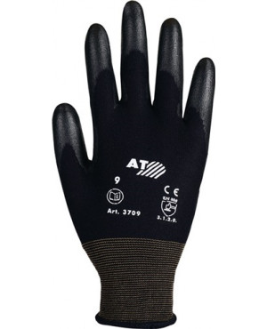 Handschuhe Gr.9 schwarz PA m.Soft-Polyurethan EN 388 Kat.II AT
