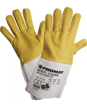 Schweißerhandschuhe Mexico Z Super Gr.10 gelb/grau Ziegennappa-/Spaltleder 10 PA