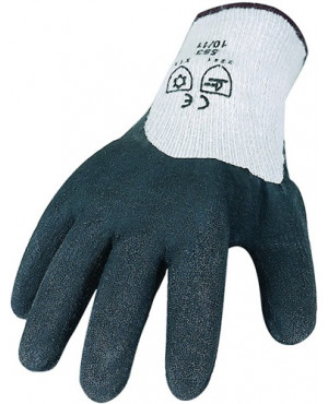 Kälteschutzhandschuh Gr.XL (10) schw/grau PES/CO m.Naturlatex EN388,EN511 Kat.II