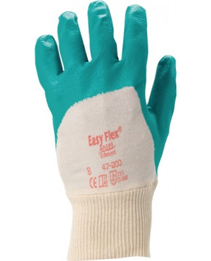 Handschuhe Easy Flex 47-200 Gr.10 grün Interlock-Baumwolle m.Nitril EN388 Kat.II
