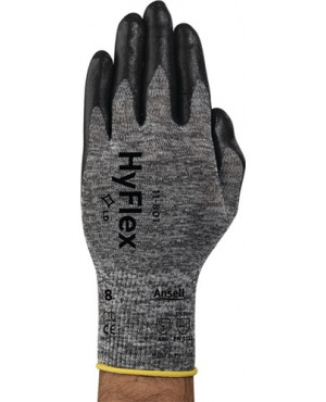 Handschuhe HyFlex 11-801 Gr.7 grau/schwarz Nyl.m.Nitrilschaum EN 388 Kat.II