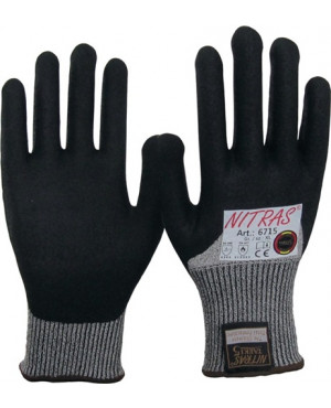 Schnittschutzhandschuhe Taeki 5 Gr.XXL grau/schwarz EN 388,EN 407 Kat.II 10 PA