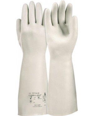 Chemiehandschuh Combi-Latex 395 Gr.9 beige EN 388,EN 374 Kat.III