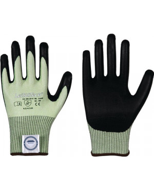 Schnittschutzhandschuhe LeiKaTech® 1646 Gr.9 grün/schwarz