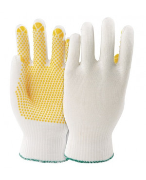 Handschuhe PolyTRIX N 912 Gr.10 weiß/gelb PA/CO EN 388 Kat.II KCL by Honeywell