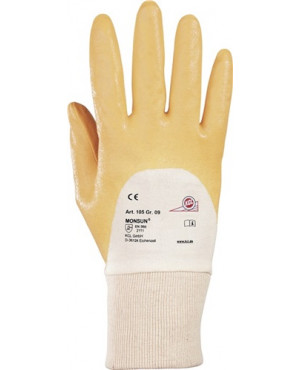 Handschuhe Monsun 105 Gr.8 curry BW-Trikot m.Nitril EN 388 Kat.II