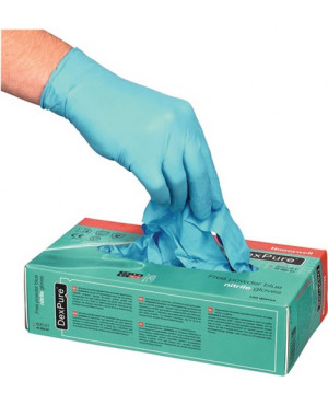 Einweghandschuh Dexpure 800-81 Gr.S blau Nitril EN 374-2 Kat.III 100 St./Box