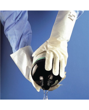 Chemiehandschuh AlphaTec 02-100 Gr.11 weiß EN 374 Kat.III ANSELL