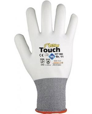 Handschuhe Hit Flex Touch Gr.7 weiß 98% PA,2% EL EN 388,EN 407 Kat.II 12 PA