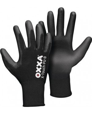 Handschuhe X-TOUCH-PU-B Gr.8 schwarz Nylon-Träger EN 388 Kat.II 3 PA OXXA