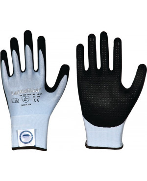 Schnittschutzhandschuhe LeiKaTech® 1627 Gr.8 blau/schwarz