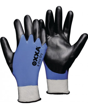 Handschuhe X-PRO-DRY Gr.11 schwarz/blau PES EN 388 Kat.II 12 PA OXXA