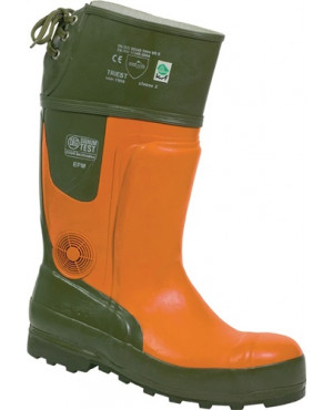 Forstsicherheitsstiefel Ulme Gr.45 oliv/orange Naturkautschuk SB E EN20345