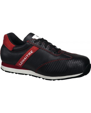 Sicherheitsschuh Ben Gr.46 schwarz/rot Leder S3 SRC EN20345 Lemaitre