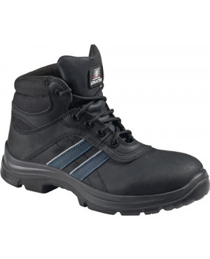 Sicherheitsstiefel Andy High Gr.44 schwarz/blau Leder S3 SRC EN20345
