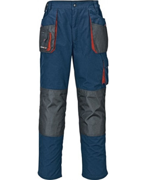 Herrenhose Gr. 56 marine/schwarz/rot 65% PES/35% CO