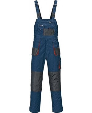 Herrenlatzhose Gr.52 marine/schwarz/rot 65% PES/35% CO TERRATREND