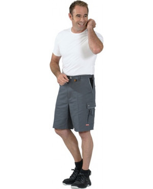 Shorts Canvas 320 Gr. XXL grau/schwarz 65% PES/35% CO PLANAM