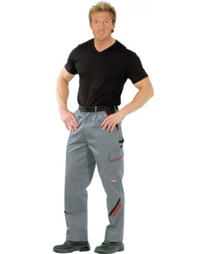 Bundhose Highline Gr. 46 schiefer/schwarz/rot 65% PES/35% CO