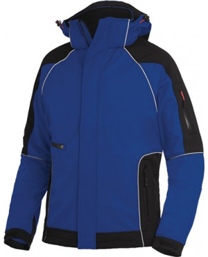 Softshelljacke WALTER Gr.S royal/schwarz 96%PES/4%EL