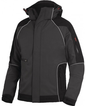 Softshelljacke WALTER Gr.XXL anthrazit/schwarz 96%PES/4%EL