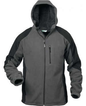 Fleecejacke Tampere Gr.M grau/schwarz 100%PES ELYSEE